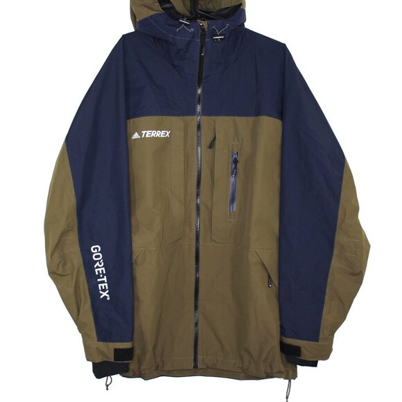 Adidas Mens Medium GORE-TEX Gorpcore Colorblock Outdoor Parka Jacket K563
